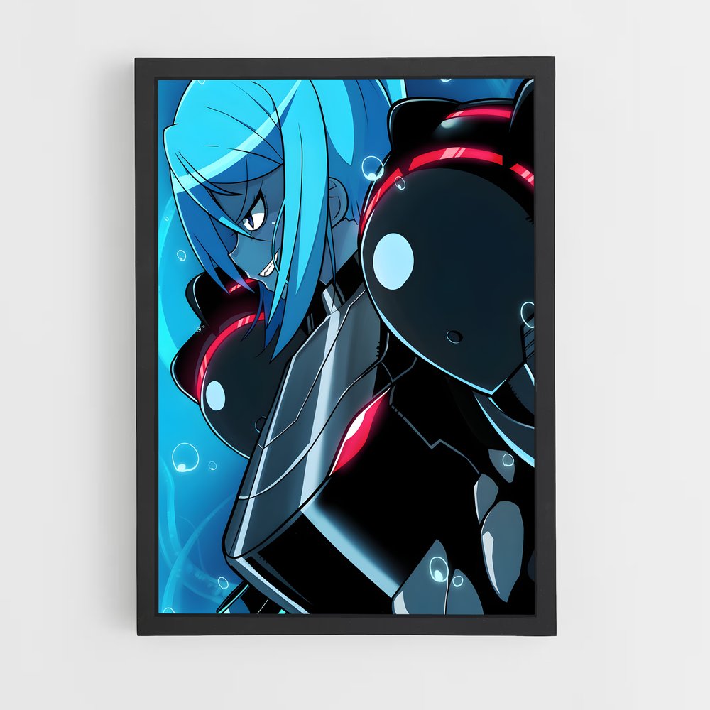 Poster Samus Noir – affiche Metroid (vue 2)